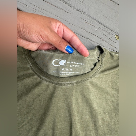 Cable & Gauge SPORT • Boxy Burnout Tee - Picture 7 of 9